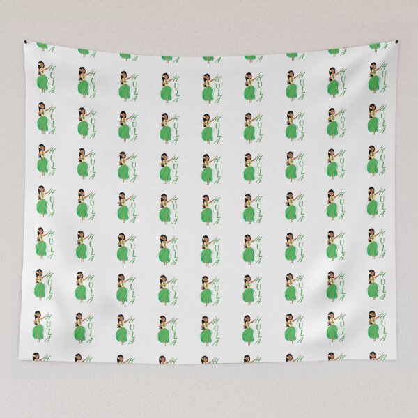 Item preview, Dancing Hawaiian hula girl print.  designed and sold by CraftCloud.