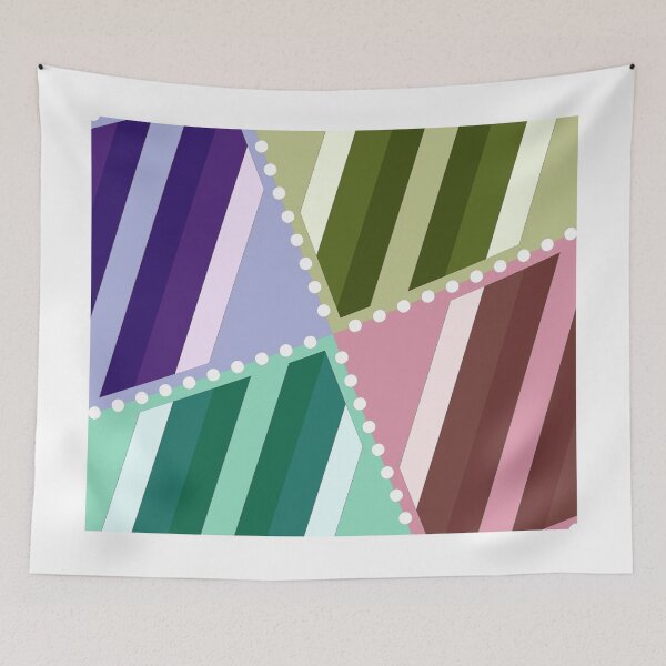 Item preview, Dot stripe Miami designed and sold by Sabine Straka.