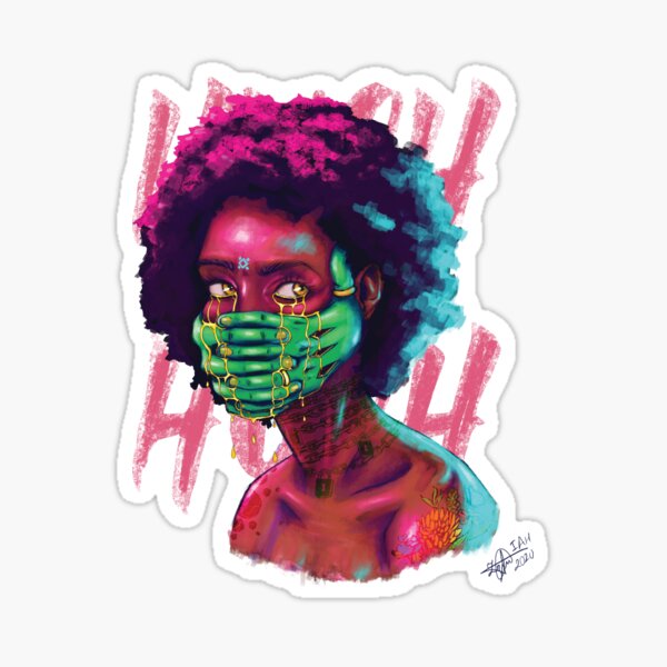 Hush Hush Sticker