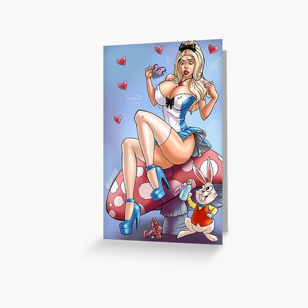 Alice in Wonderland Greeting Card