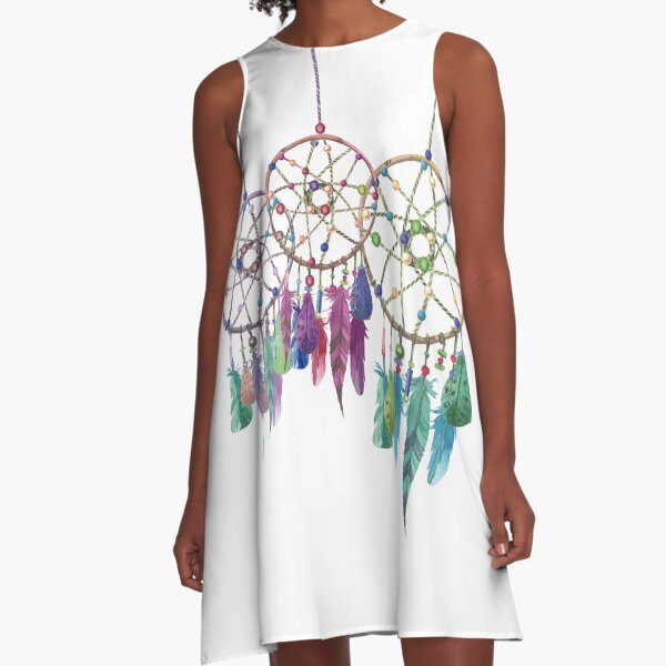 Dreamcatcher 4 Vestido acampanado