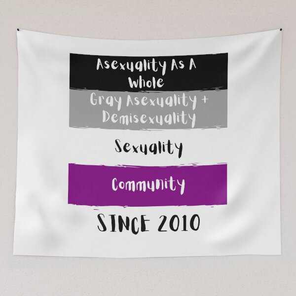 Item preview, Asexual Flag Meaning designed and sold by ZayZayDesigns.