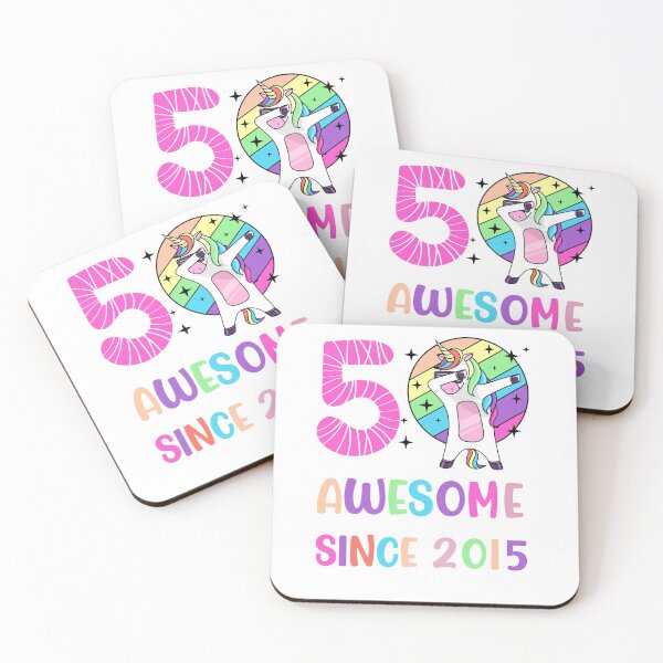 Item preview, 5th Birthday Unicorn Dabbing, 5 Years Old, 5th Birthday Unicorn, Birthday Shirts For Girls, 5 Year Old Birthday Girl, Unicorn Shirt For 5th Birthday, Five Unicorn Birthday designed and sold by wabeen.