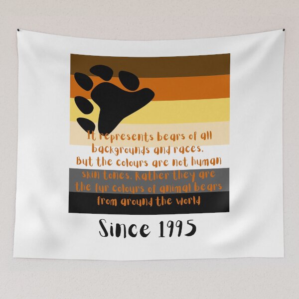 Item preview, Bear Brotherhood Flag Meaning designed and sold by ZayZayDesigns.
