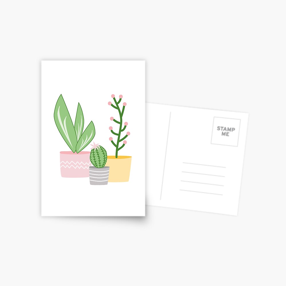 Plant life, three in a row Postcard