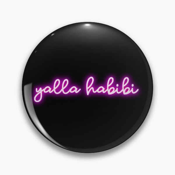 Item preview, yalla habibi - pink neon designed and sold by habibitravels.