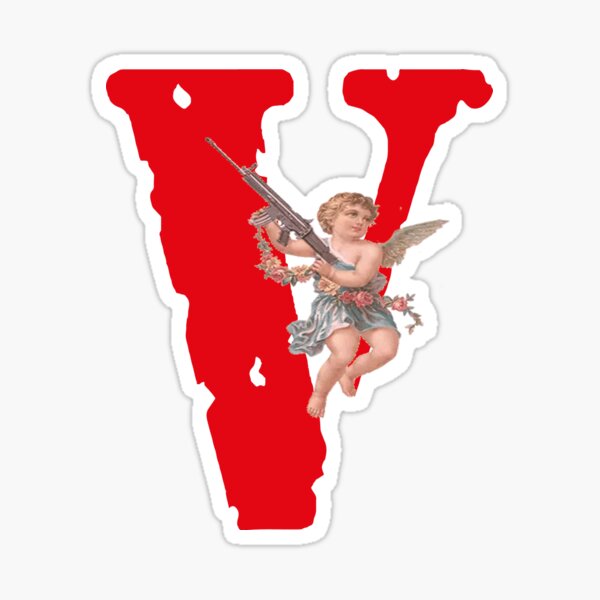 Vlone Logo Baby Angel - Awge - streetwear - & amp; amp; quot; Vlone & amp; amp; quot; Sticker