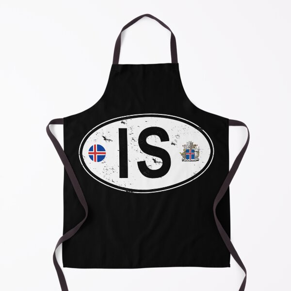 Item preview, Iceland Oval Country Code Decal designed and sold by rogue-design.
