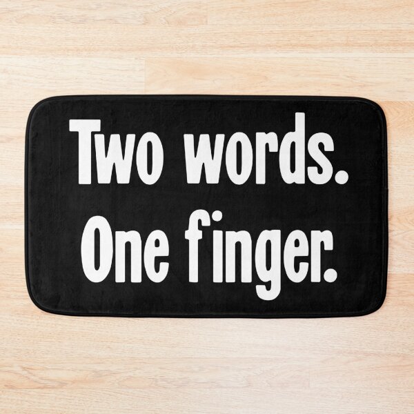 Item preview, Two Words. One Finger. designed and sold by Good-Looking Corpse.