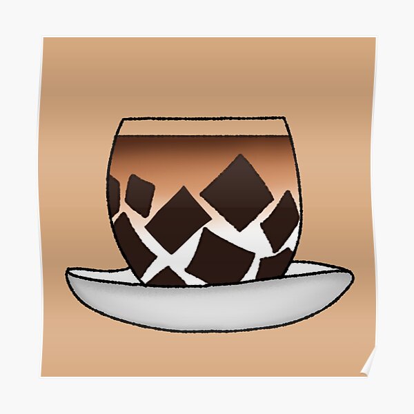 "Classic Coffee Jelly " Poster by crizzysketch Redbubble