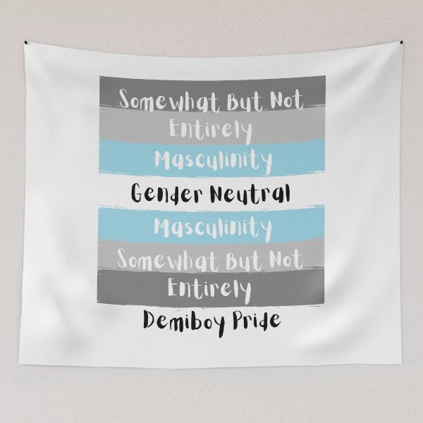 Item preview, Demiboy Pride Flag Meaning designed and sold by ZayZayDesigns.