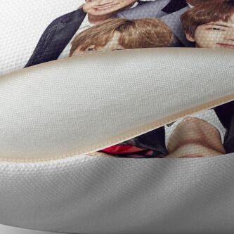 Alternate view of BTS Group Throw Pillow