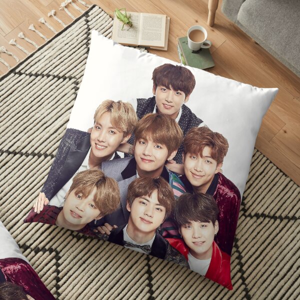 BTS Group Floor Pillow
