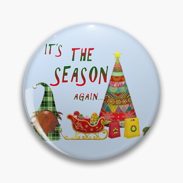 Item preview, It's The Season Again Christmas Gnome designed and sold by TigsArts.