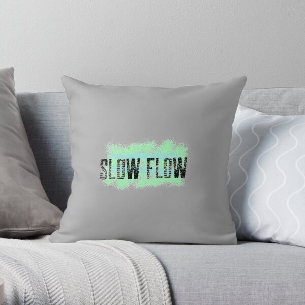 Yoga slow flow Throw Pillow