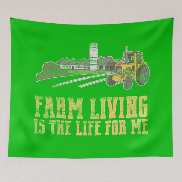 Item preview, Farm Living Is The Life For Me - Fun For Farmers designed and sold by crazycow75.