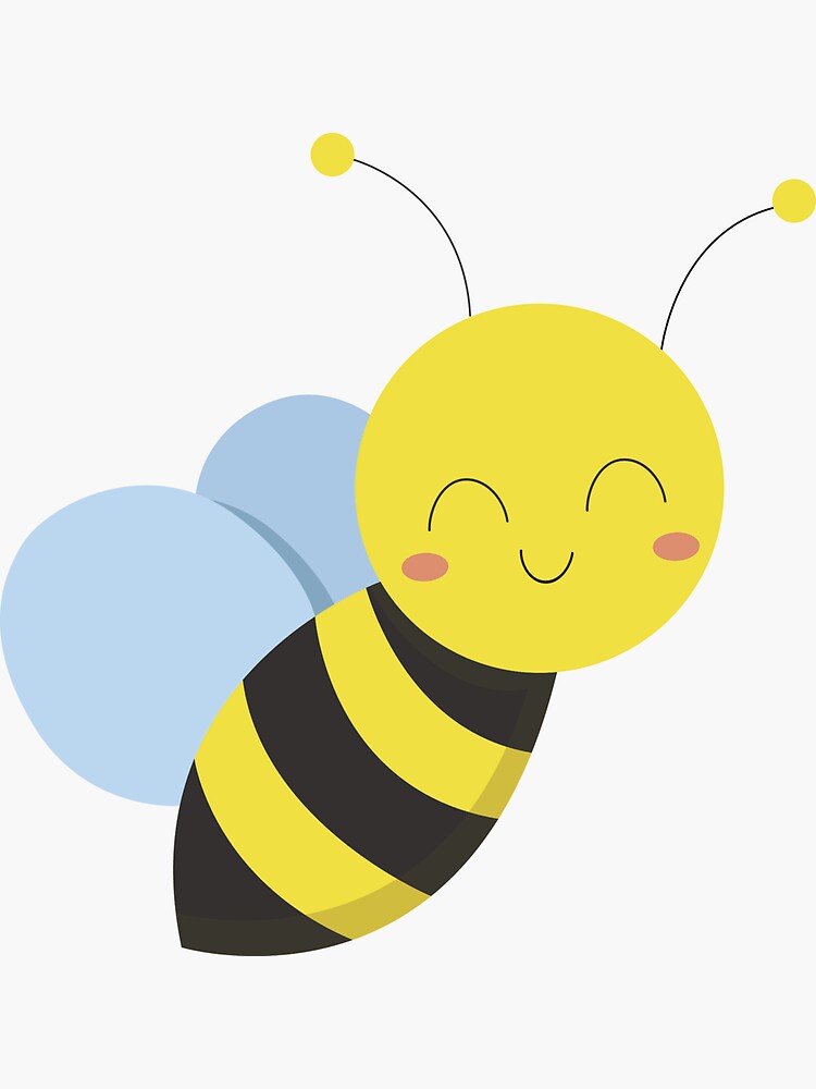 Cute Honey Bee Stickers PNG (3090089)