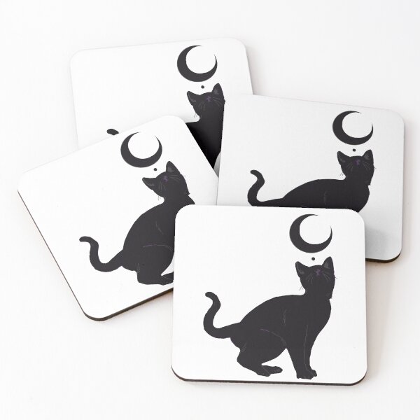 Item preview, Moonstruck Black Cat designed and sold by Dark-Sun-Ava.
