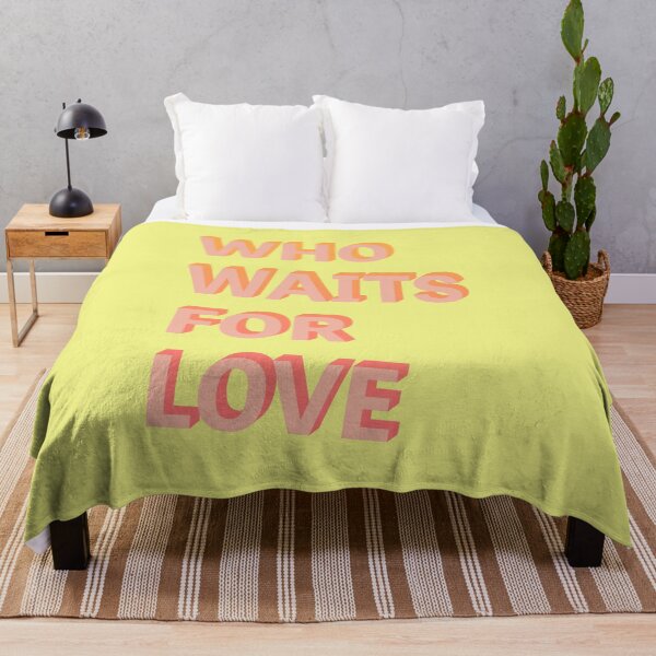 Item preview, Who Waits for Love - Typography designed and sold by mkattner.