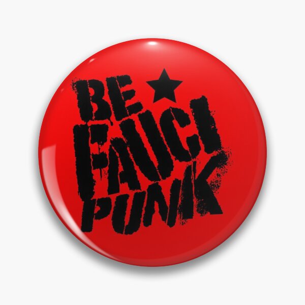 Item preview,  Bold Black Punk  Be Fauci Punk- Dr Anthony Fauci Punk Style Graphic type Illustration designed and sold by LJWDesigns.
