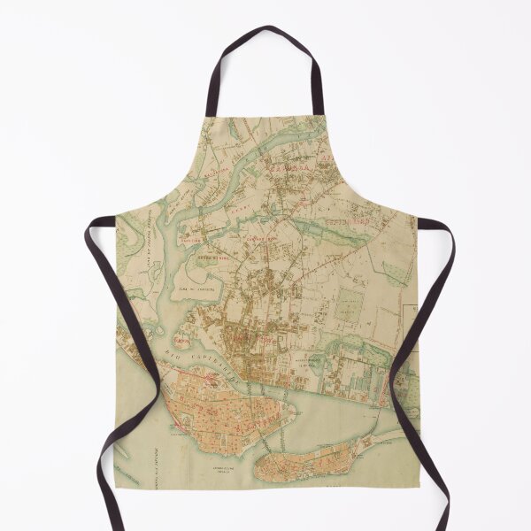 Item preview, Vintage Map of Recife Brazil (1906) designed and sold by BravuraMedia.