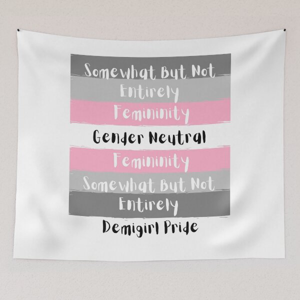 Item preview, Demigirl Pride Flag Meaning designed and sold by ZayZayDesigns.
