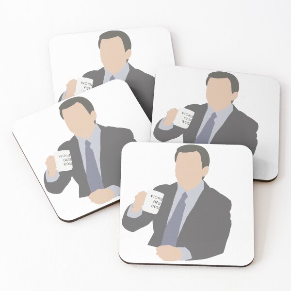 Item preview, Michael Scott 'World's Best Boss' designed and sold by Charlotte626.