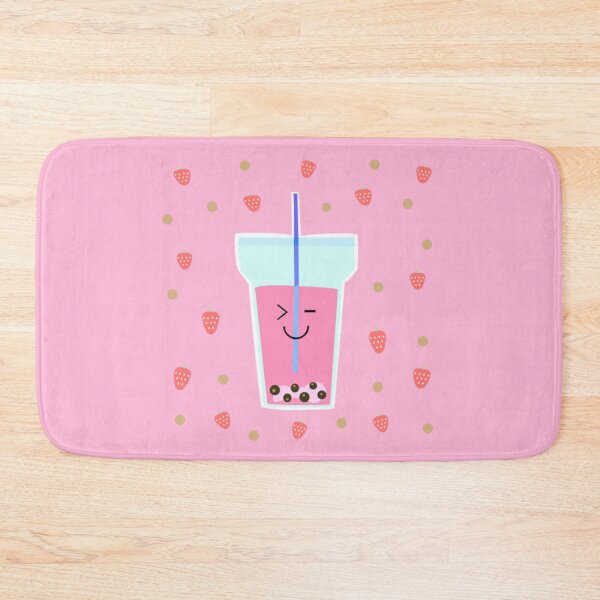 Item preview, Kawaii Strawberry Milk Boba Tea  designed and sold by KacyCupcake.