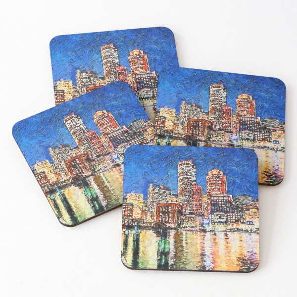 Item preview, Boston Nights, Panorama designed and sold by AM FineArtPrints.