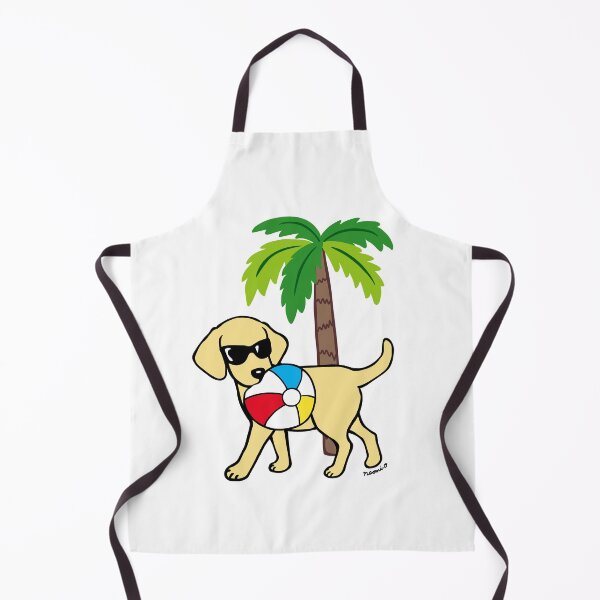 Item preview, Cool Beach Yellow Labrador designed and sold by HappyLabradors.