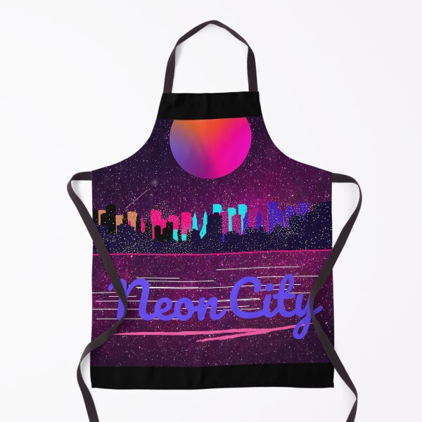 Item preview, Neon City Lights 80s Design designed and sold by FlotsamDesigns.