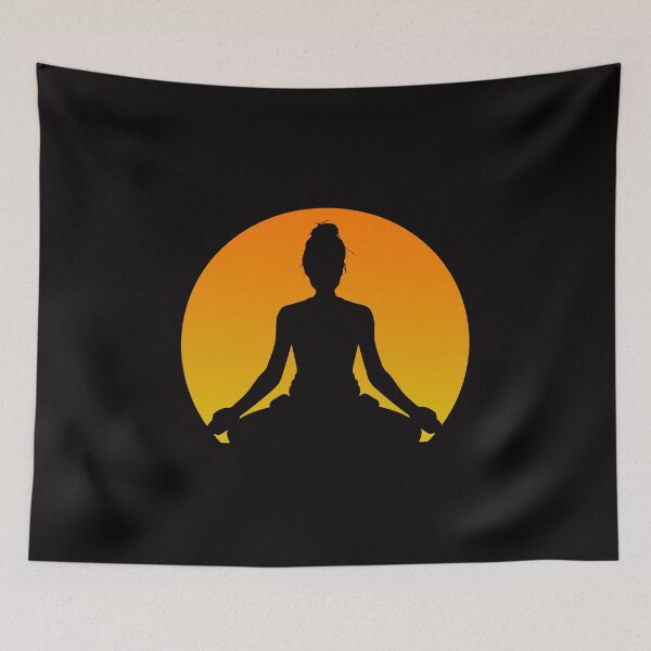 Item preview, Yoga sunset sun rest designed and sold by Imutobi.