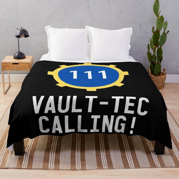 Vault Boy Fallout Plush Blanket in Multiple Sizes for Gamers Cozy