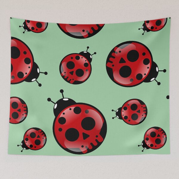 Item preview, Ladybug Skull designed and sold by muskitt.