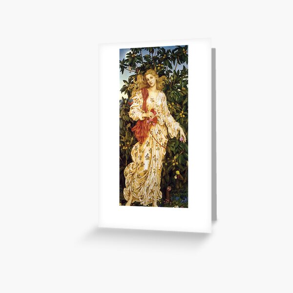 Flora - Evelyn de Morgan Greeting Card