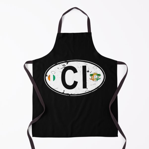 Item preview, Ivory Coast Oval Country Code Decal designed and sold by rogue-design.