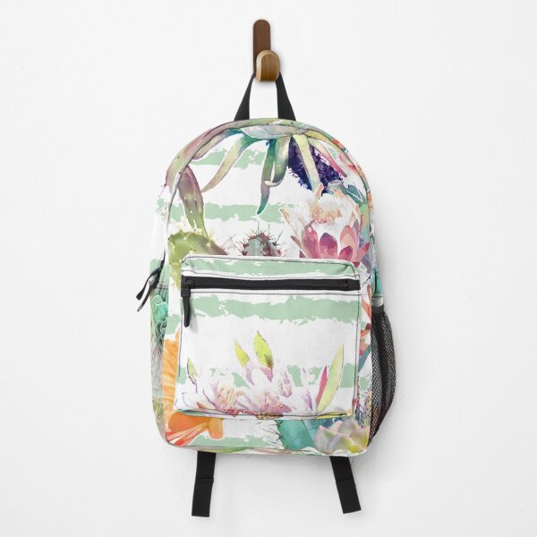 Item preview, Watercolor cactus, floral and stripes design designed and sold by InovArtS.
