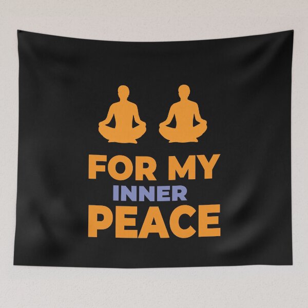 Item preview, Inner peace saying yoga designed and sold by Imutobi.