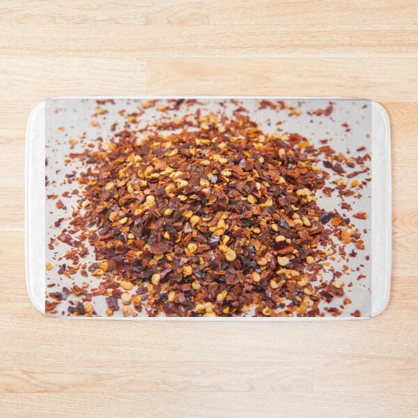Item preview, Red pepper flakes on paper background.  designed and sold by krisgreenwood.