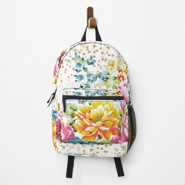 Item preview, watercolor floral paint and gold confetti design designed and sold by InovArtS.