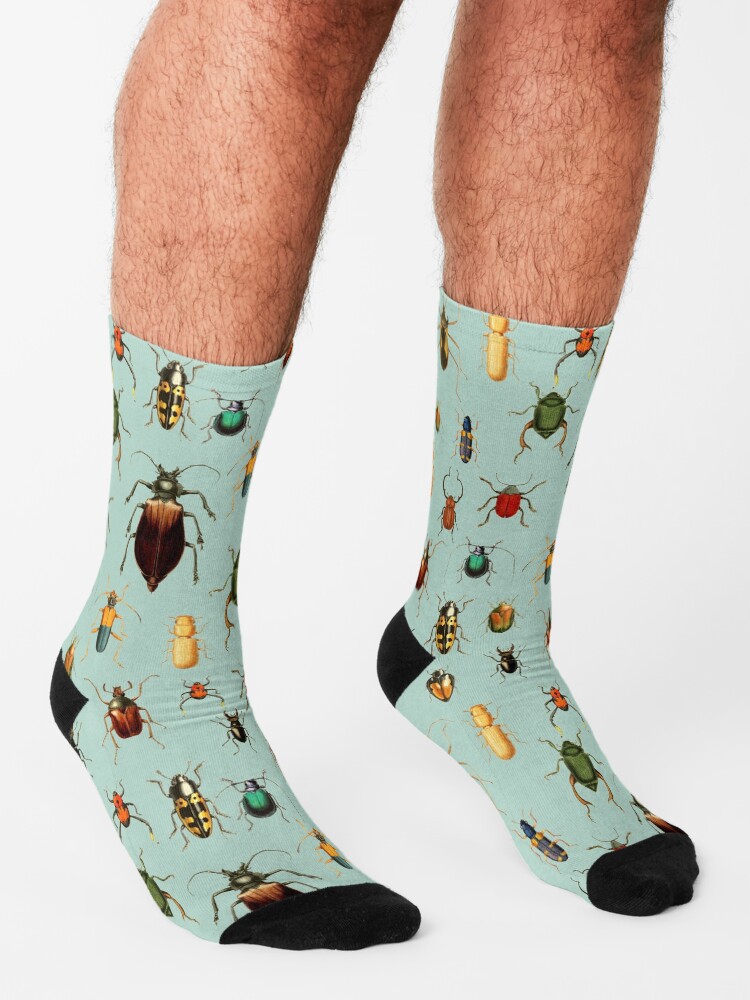 Alternate view of Entomologist's Wish - Beetles and Bugs Socks