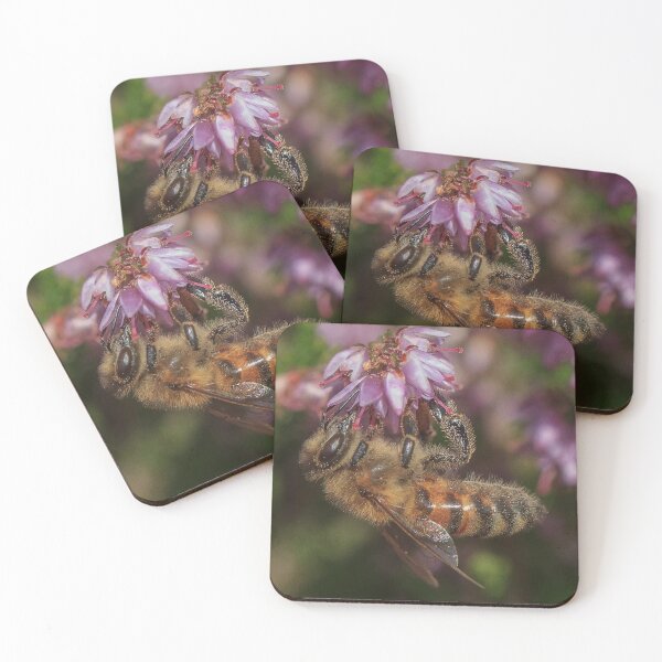 Item preview, Honey Bee on Heather designed and sold by DawnsArt92.