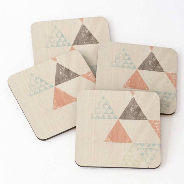 Item preview, Shabby wood vintage triangles designed and sold by UDDesign.