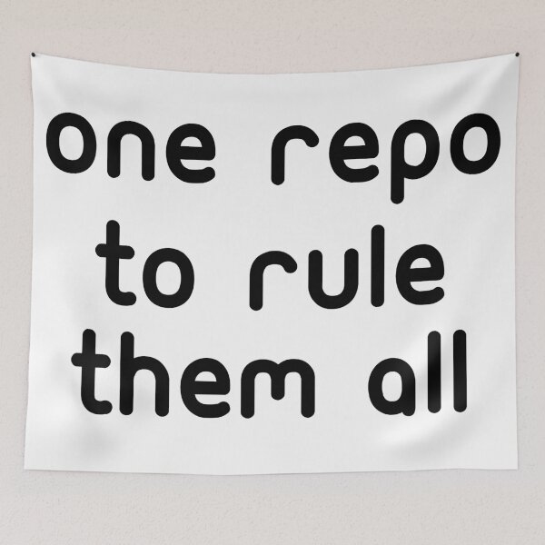 Item preview, One Repo to Rule them All | Typography designed and sold by rsty11.