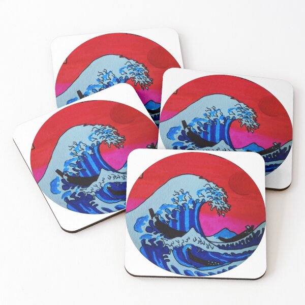 Item preview, Ocean Japanese circle designed and sold by HappyGeckos.