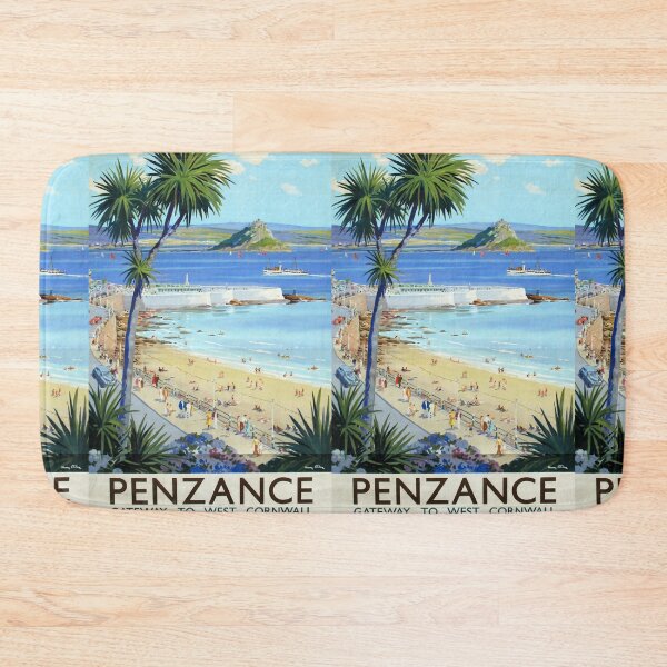 Item preview, Railway Poster Penzance designed and sold by stickart-marek.