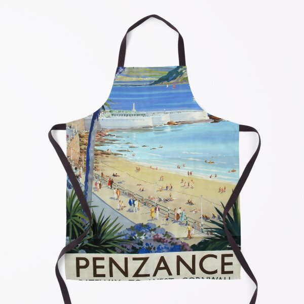 Item preview, Railway Poster Penzance designed and sold by stickart-marek.