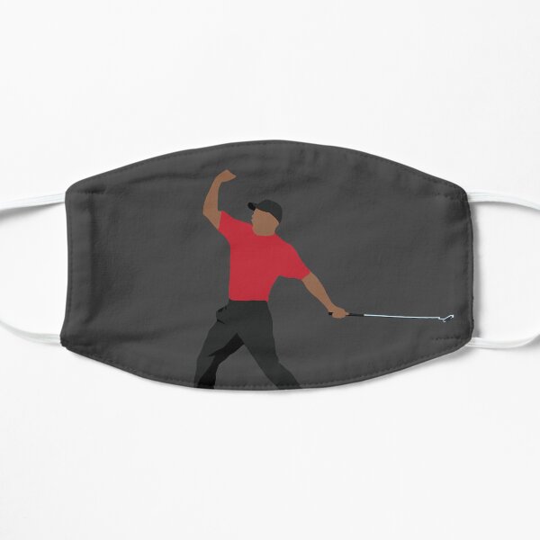 TIGER WOODS FIST PUMP SUNDAY RED CHAMPION BLACK | GOLFER Mask