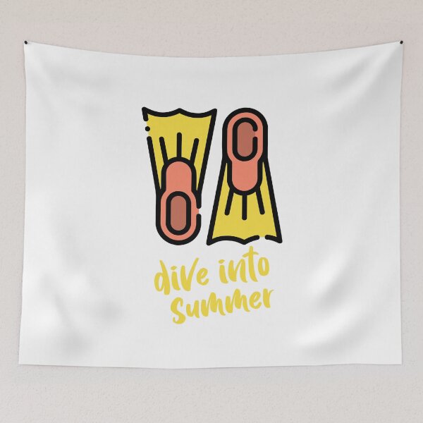 Item preview, Dive Into Summer Beach Diving T-shirt designed and sold by davestees506.