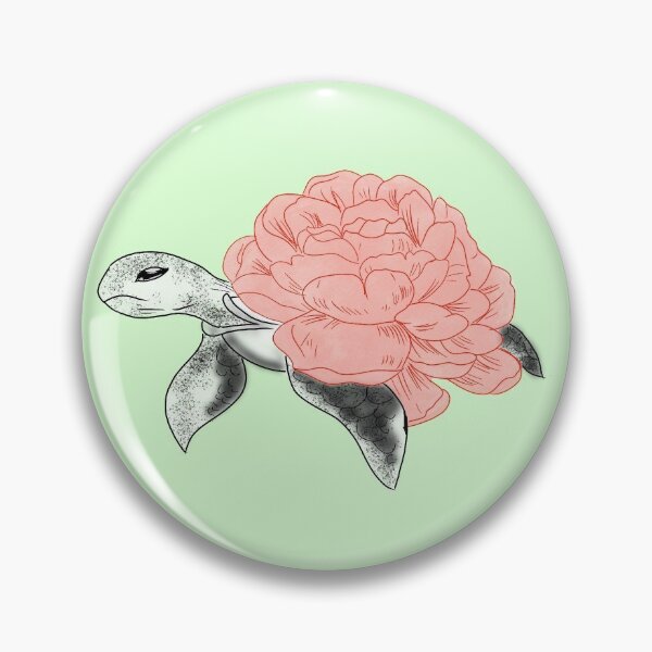 Item preview, SeaTurtle Flower designed and sold by Ash Granda.